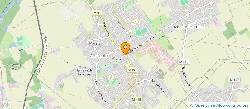 localisation de l'entreprise SCI FLAGO  ANNULLIN