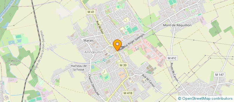 localisation de l'entreprise SCI FLAGO  ANNULLIN