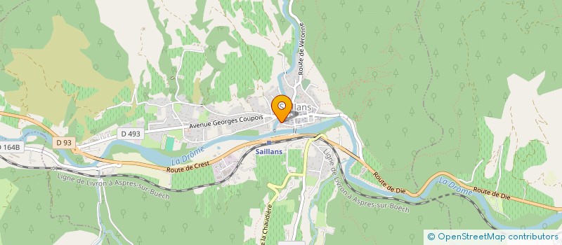 localisation de l'entreprise SCI FLAJ  SAILLANS