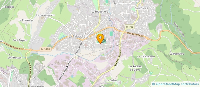 localisation de l'entreprise SCI FLALE  LA TALAUDIERE