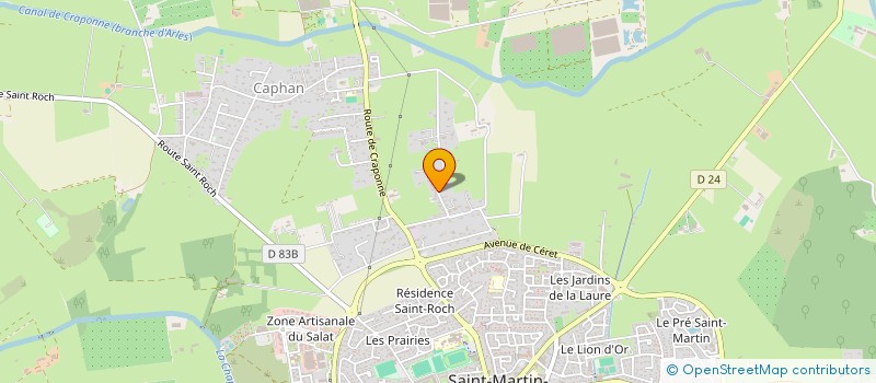 localisation de l'entreprise SCI FLALILUZ à SAINT-MARTIN-DE-CRAU