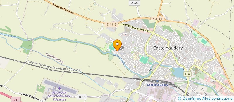 localisation de l'entreprise SCI FLAM  CASTELNAUDARY