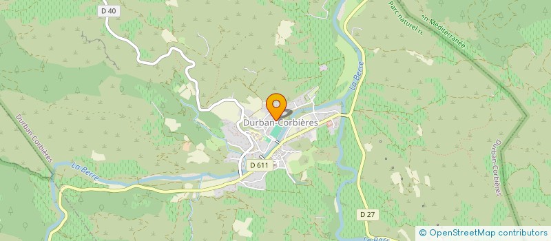 localisation de l'entreprise SCI FLAM  DURBAN-CORBIERES