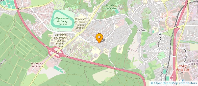 localisation de l'entreprise SCI FLAM  VANDUVRE-LES-NANCY