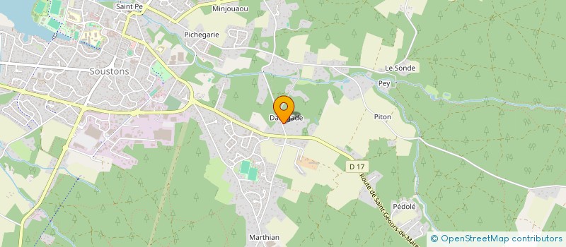 localisation de l'entreprise SCI FLAM  SOUSTONS