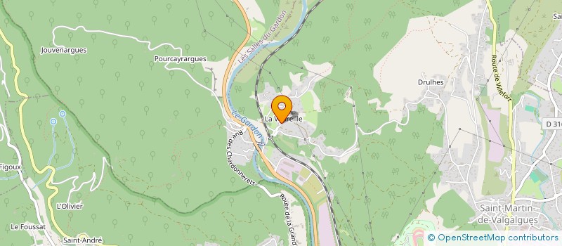 localisation de l'entreprise SCI FLAM TWO  SAINT-MARTIN-DE-VALGALGUES