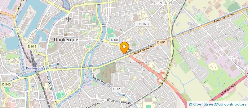 localisation de l'entreprise SCI FLAMANDE à DUNKERQUE