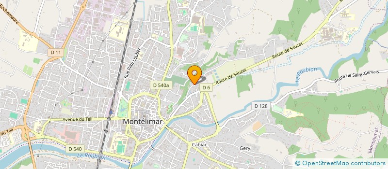 localisation de l'entreprise SCI FLAMAR à MONTELIMAR