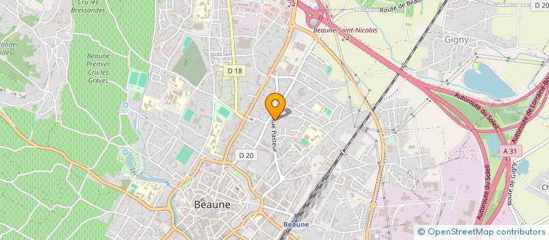 localisation de l'entreprise SCI FLAMBEAUX à BEAUNE