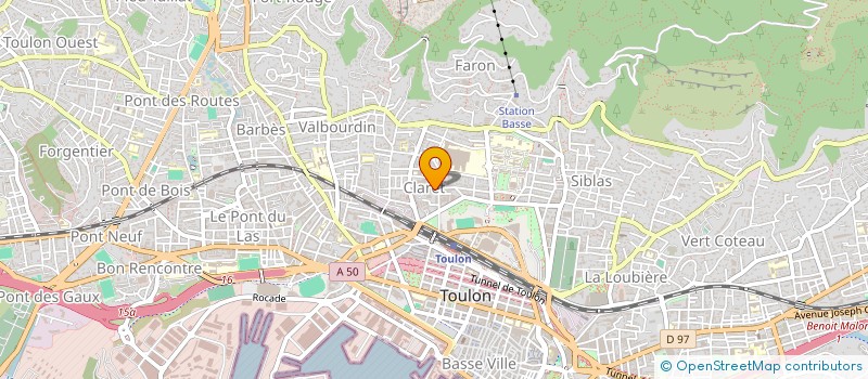 localisation de l'entreprise SCI FLAMBOYANT  TOULON