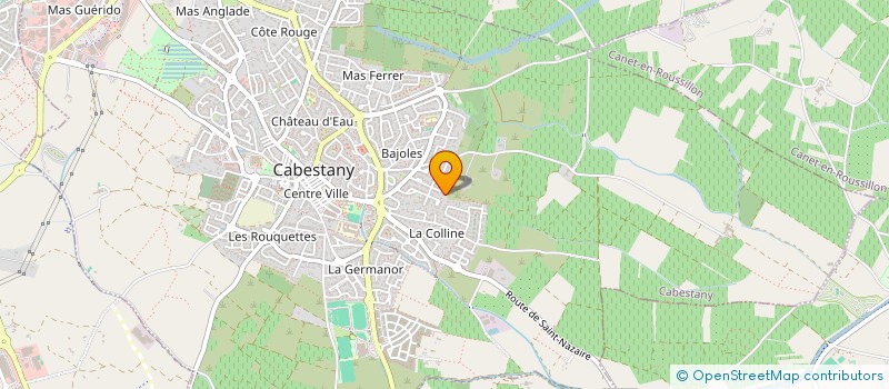 localisation de l'entreprise SCI FLAMBOYANT  CABESTANY