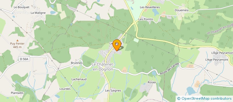 localisation de l'entreprise SCI FLAME à LE CHATENET-EN-DOGNON