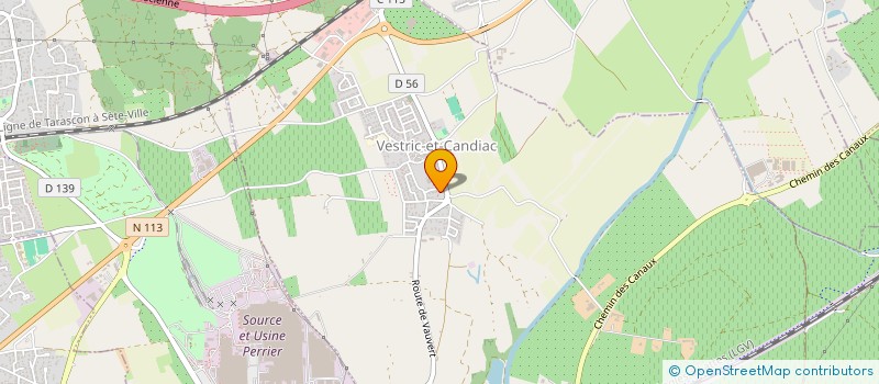 localisation de l'entreprise SCI FLAMENCO  VESTRIC-ET-CANDIAC