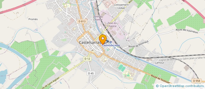 localisation de l'entreprise SCI FLAMENS à CASTELSARRASIN