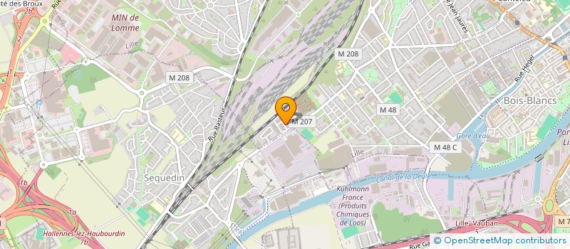 localisation de l'entreprise SCI FLAMENT à LILLE