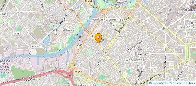 localisation de l'entreprise SCI FLAMENT J M E C à LILLE