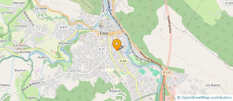 localisation de l'entreprise SCI FLAMINGO à FOIX