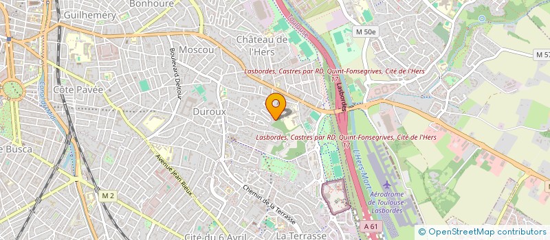 localisation de l'entreprise SCI FLAMINIA à TOULOUSE