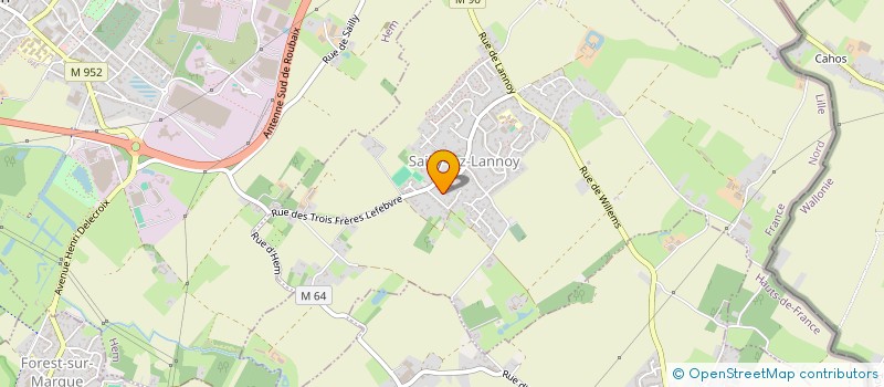 localisation de l'entreprise SCI FLAMMAG  SAILLY-LEZ-LANNOY