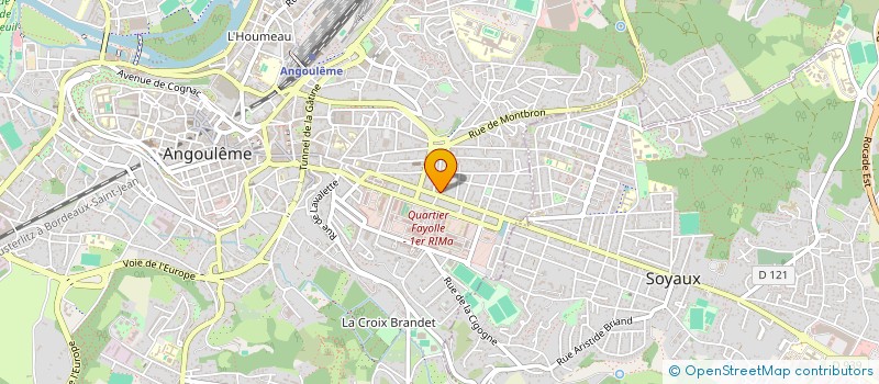 localisation de l'entreprise SCI FLAMOR à ANGOULEME