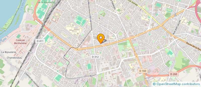 localisation de l'entreprise SCI FLAMYS à ANGERS