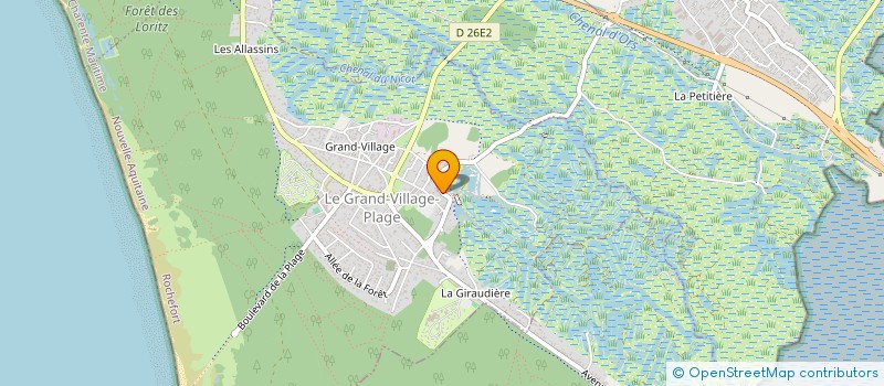 localisation de l'entreprise SCI FLANAR DU LYS  LE GRAND-VILLAGE-PLAGE