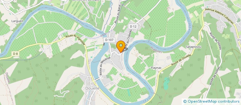 localisation de l'entreprise SCI FLANC-COTEAU  DOUELLE