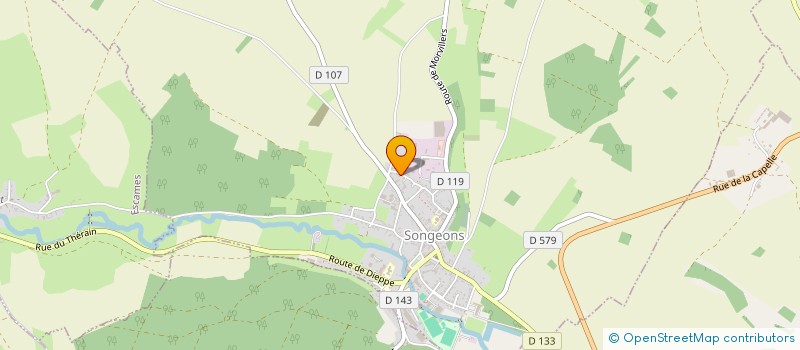 localisation de l'entreprise SCI FLAND PATRIMOINE  SONGEONS