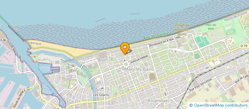 localisation de l'entreprise SCI FLANDRE 21 à DUNKERQUE