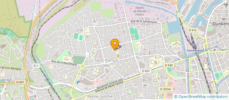 localisation de l'entreprise SCI FLANDRE à DUNKERQUE