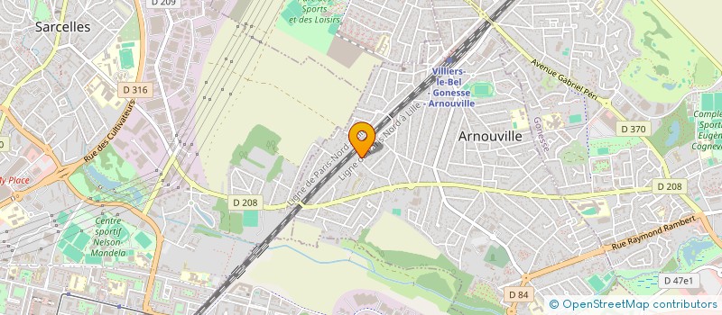 localisation de l'entreprise SCI FLANDRE IMMO  ARNOUVILLE