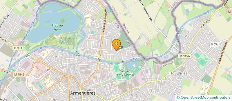 localisation de l'entreprise SCI FLANDRE LYS IMMOBILIER III  ARMENTIERES