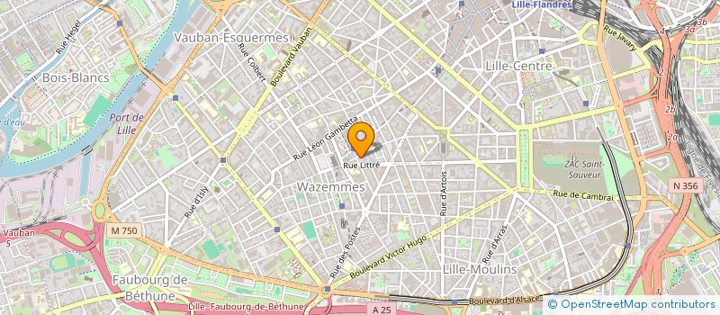 localisation de l'entreprise SCI FLANDRES-ARTOIS à LILLE
