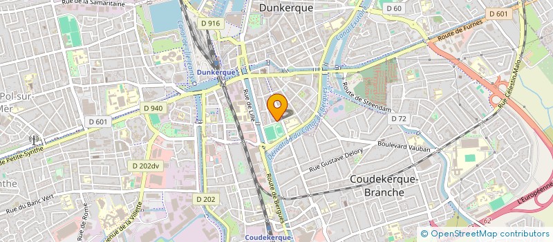 localisation de l'entreprise SCI FLANDRES LITTORAL à DUNKERQUE