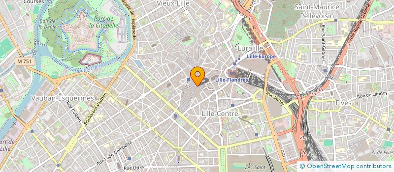 localisation de l'entreprise SCI FLANDRES N.L. à LILLE