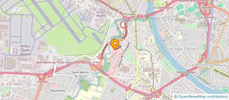 localisation de l'entreprise SCI FLANDRIN 99 à TOULOUSE