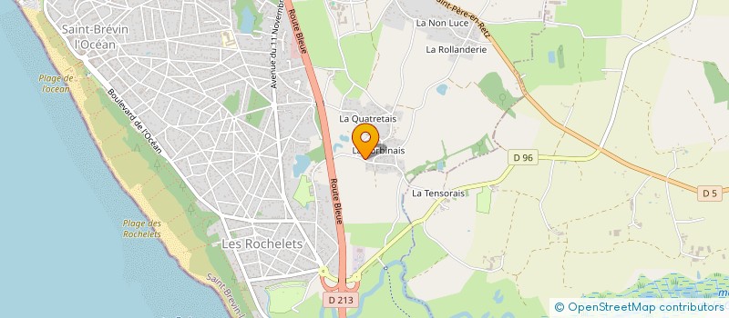 localisation de l'entreprise SCI FLANY à SAINT-BREVIN-LES-PINS