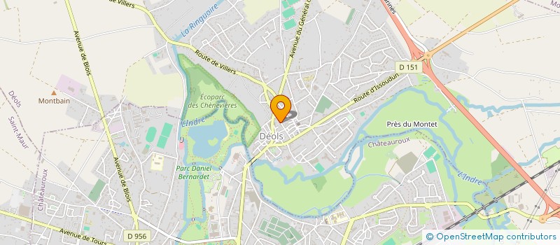 localisation de l'entreprise SCI FLAP à DEOLS