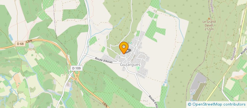 localisation de l'entreprise SCI FLAPPY  GUZARGUES