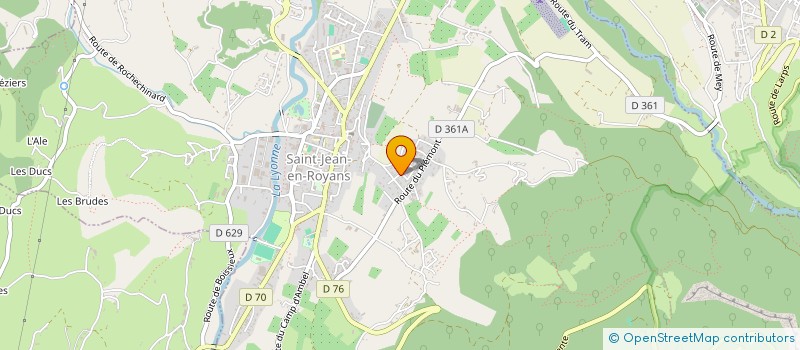 localisation de l'entreprise SCI FLARO  SAINT-JEAN-EN-ROYANS