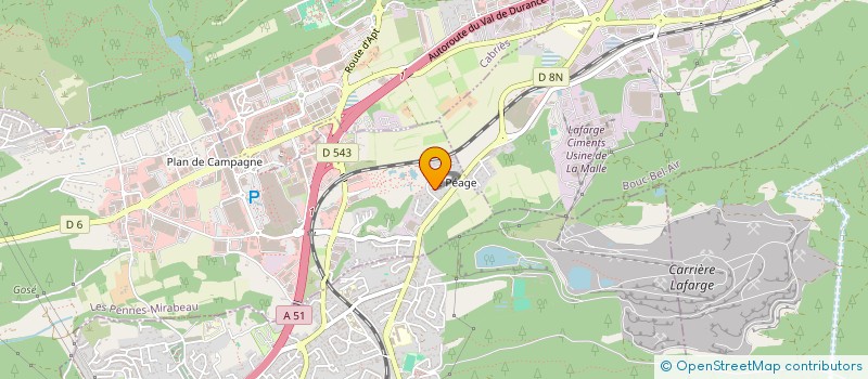 localisation de l'entreprise SCI FLASH à LES PENNES MIRABEAU