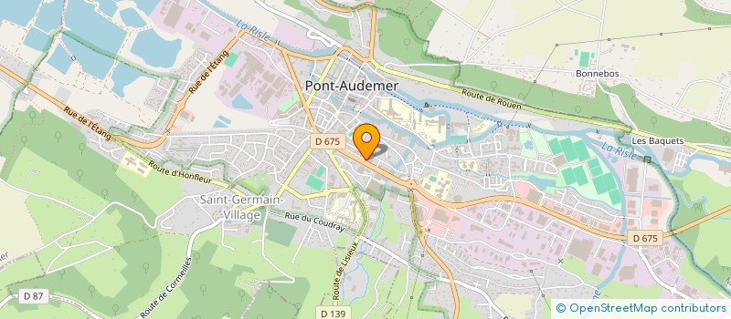 localisation de l'entreprise SCI FLASH à PONT-AUDEMER