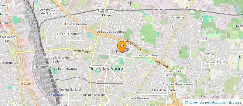localisation de l'entreprise SCI FLASSAM à FLEURY-LES-AUBRAIS