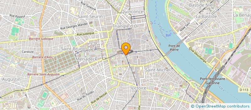 localisation de l'entreprise SCI FLAT  BORDEAUX