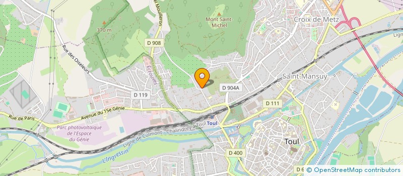 localisation de l'entreprise SCI FLAT IMMO 54  TOUL