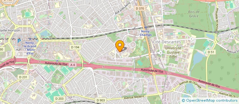 localisation de l'entreprise SCI FLAT LAND à NOISY-LE-GRAND
