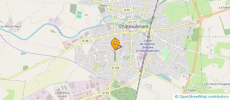 localisation de l'entreprise SCI FLATET  CHATEAUBRIANT