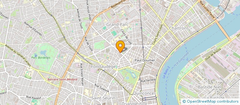 localisation de l'entreprise SCI FLATTERS WOLFF  BORDEAUX