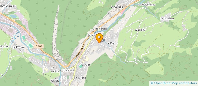 localisation de l'entreprise SCI FLAU  LES CLEFS