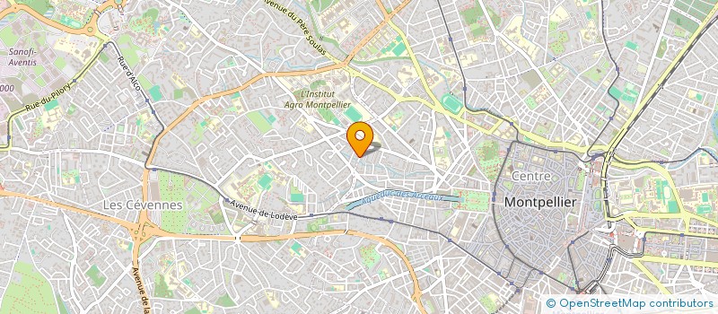 localisation de l'entreprise SCI FLAUD LACOSTE à MONTPELLIER